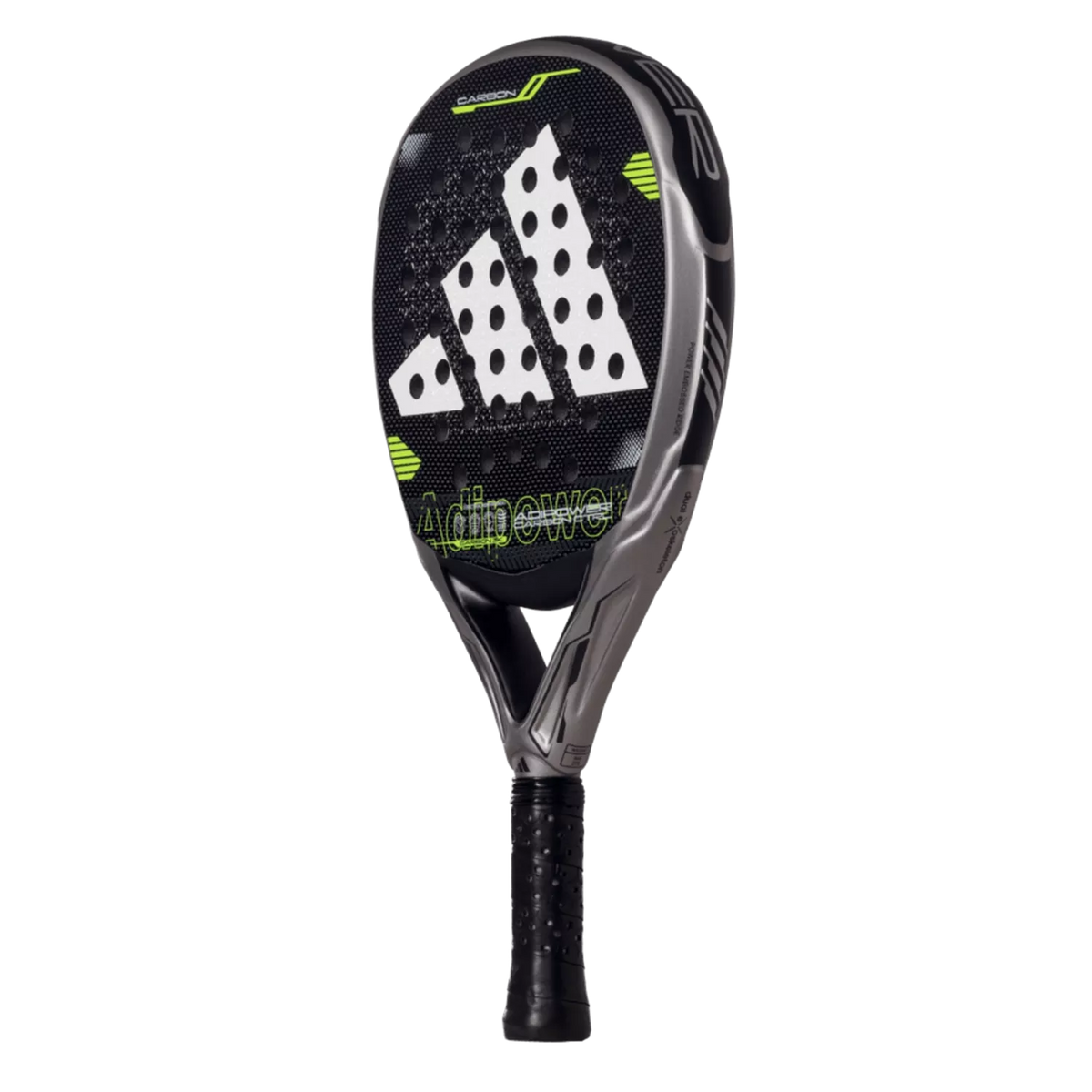 Adidas Adipower Carbon Ctrl - Silver/Lime - Padel Racket