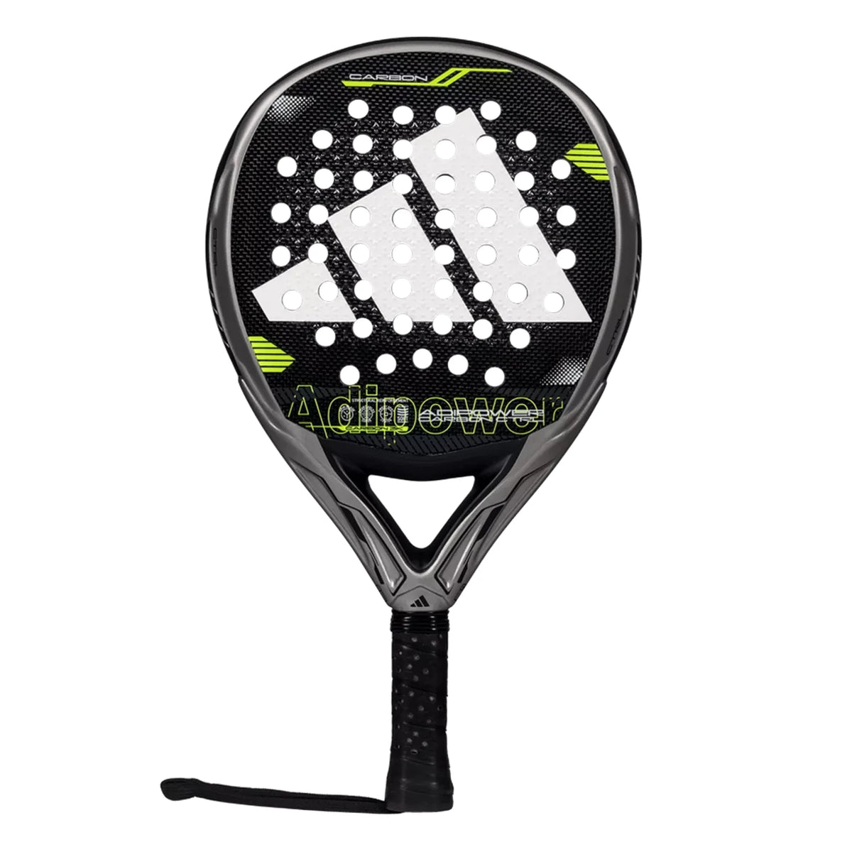 Adidas Adipower Carbon Ctrl - Silver/Lime - Padel Racket