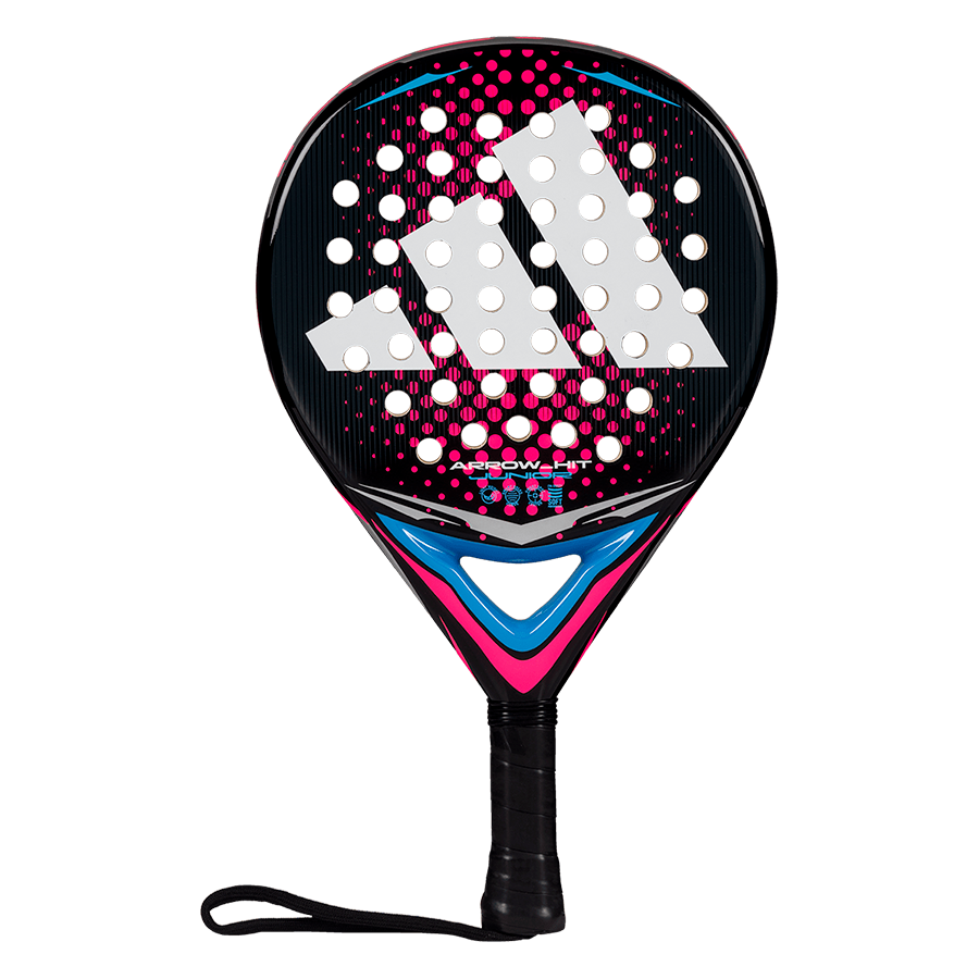 Adidas Arrow Hit Junior 2026 - White/Pink - Padel Racket
