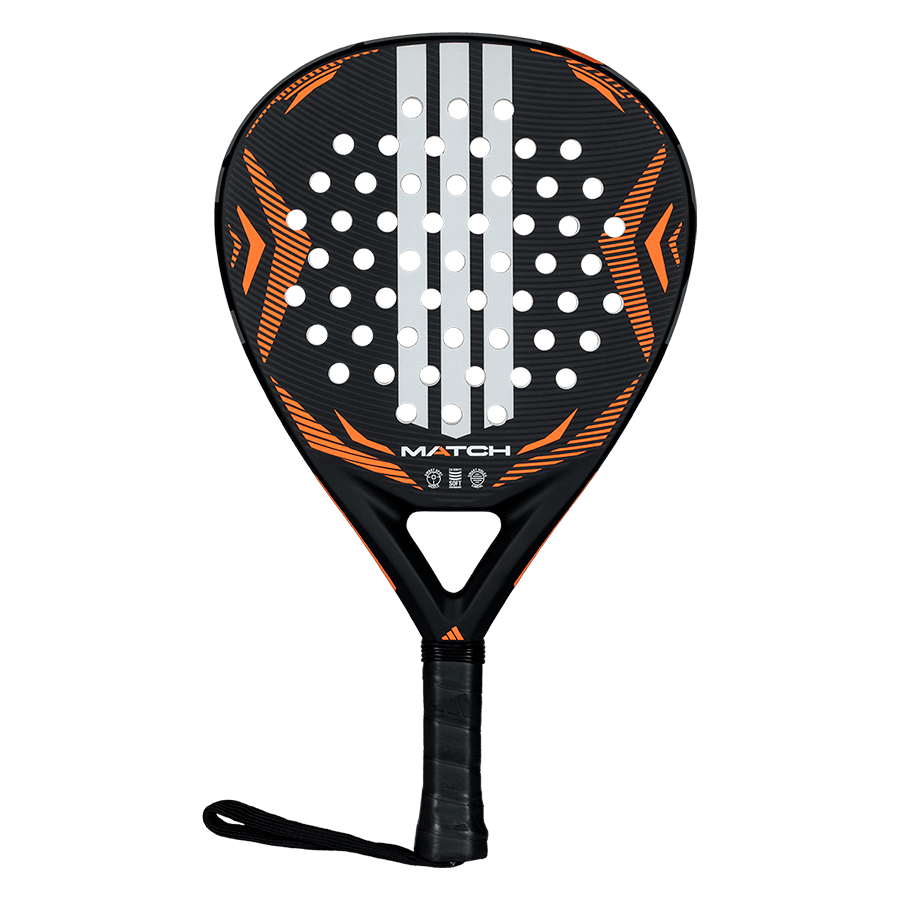 Adidas Match 2026 - Black/Orange - Padel Racket