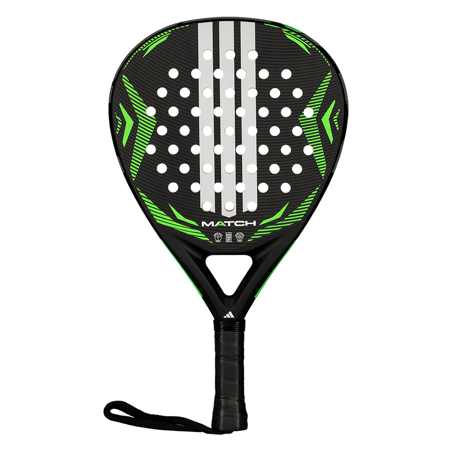 Adidas Match 2026 - Black/Lime - Padel Racket