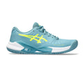 Asics Shoes Gel Challenger 14 Clay - Grey Blue/Safety Yellow