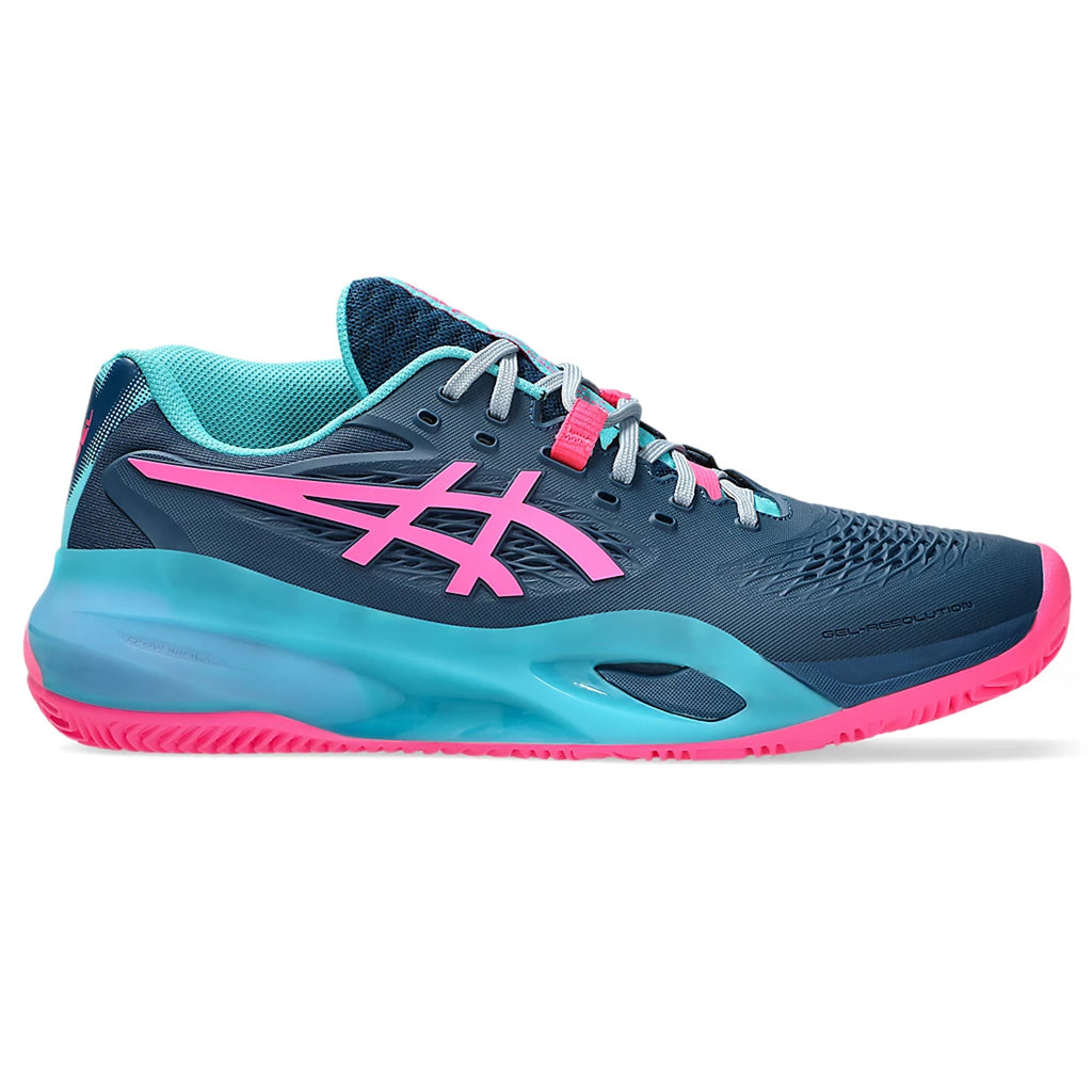 Asics Shoes Gel Resolution X Padel - Mako Blue/Hot Pink