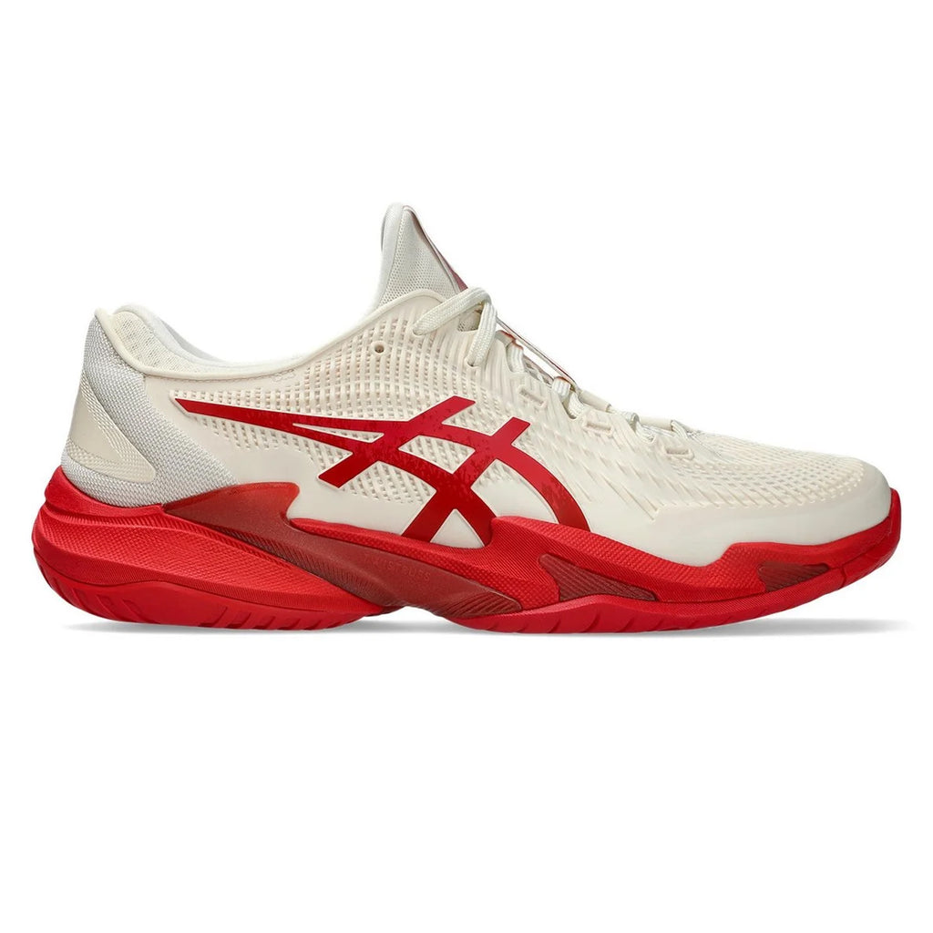 Asics Shoes Court FF 3 Novak - Cream / Classic Red