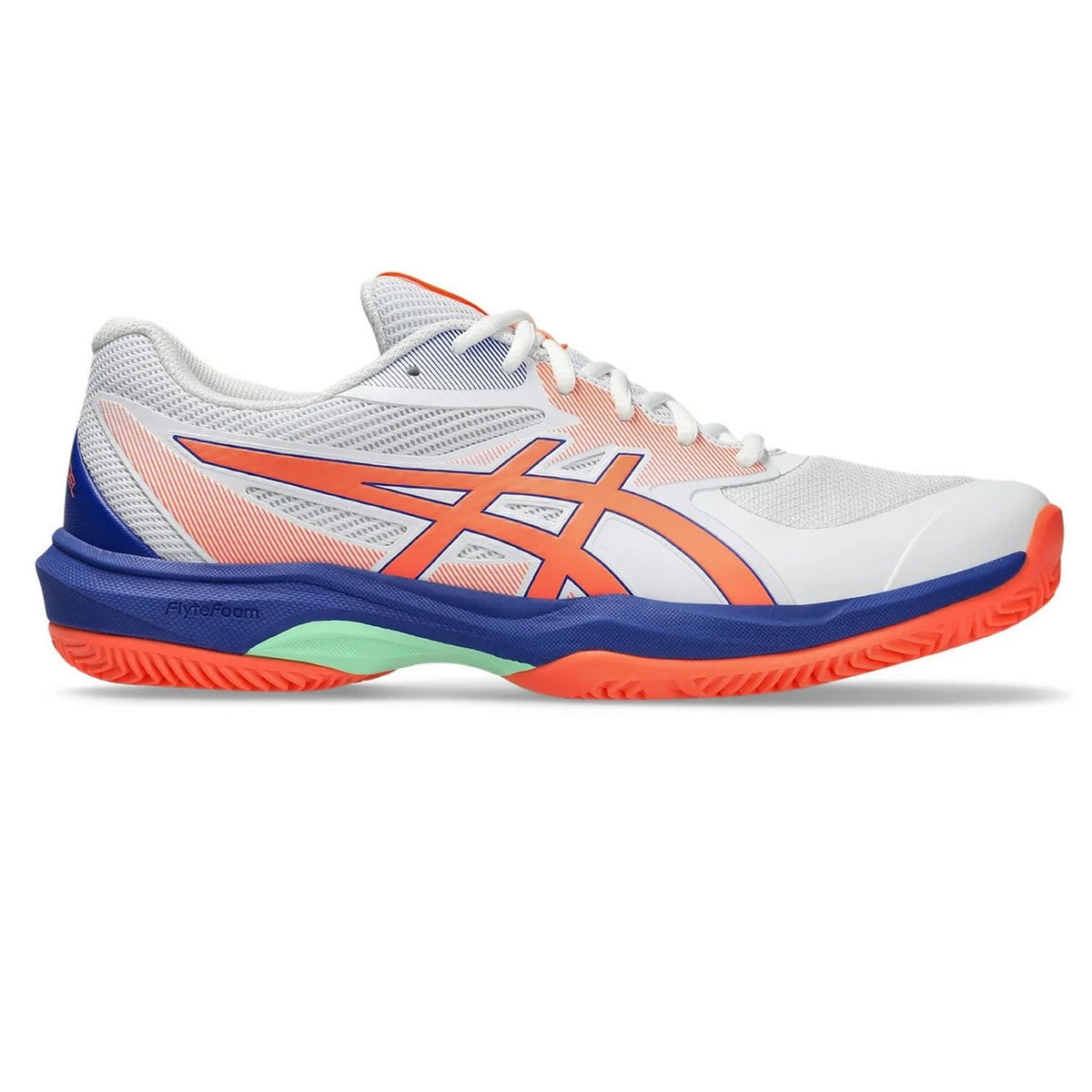 Asics Shoes Game FF Padel - White / Vivid Coral