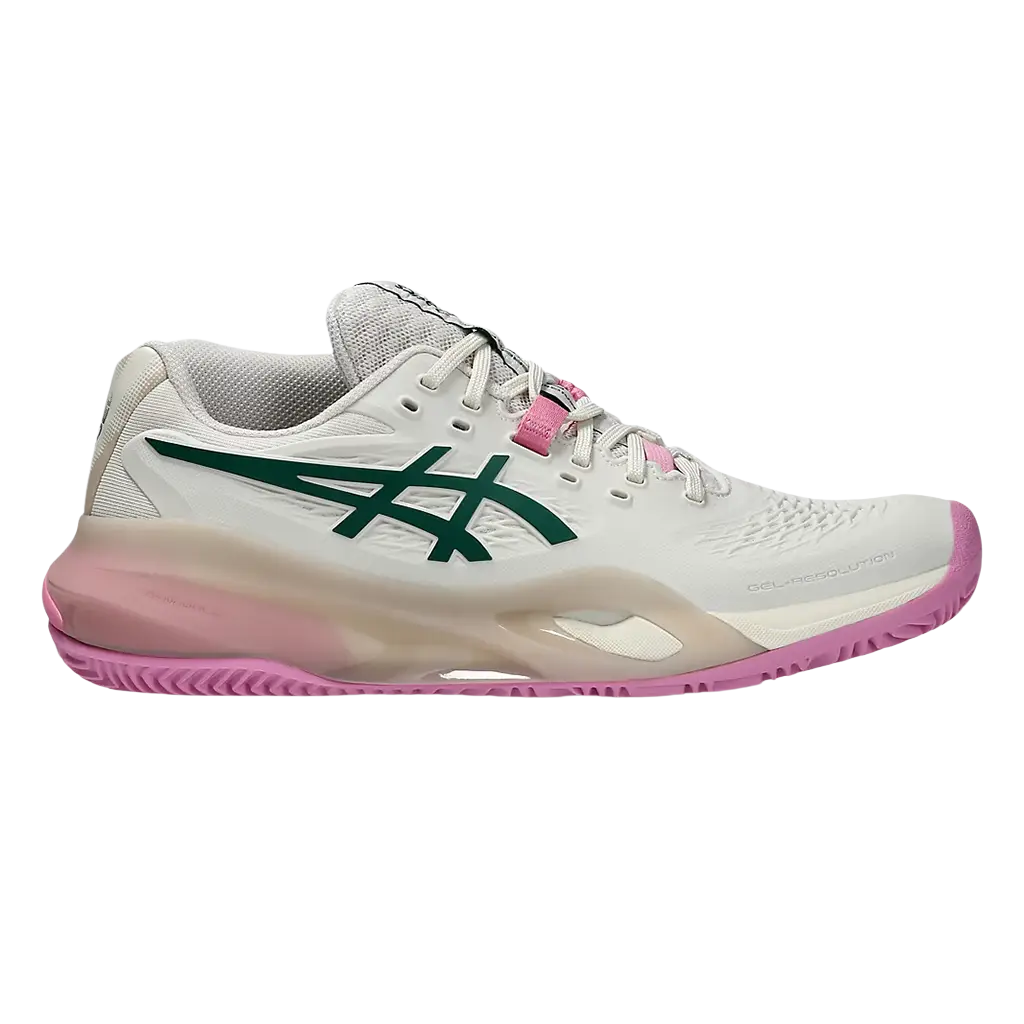 Asics Shoes Gel Resolution X Padel 2026 - Soft Oat/Jewel Green