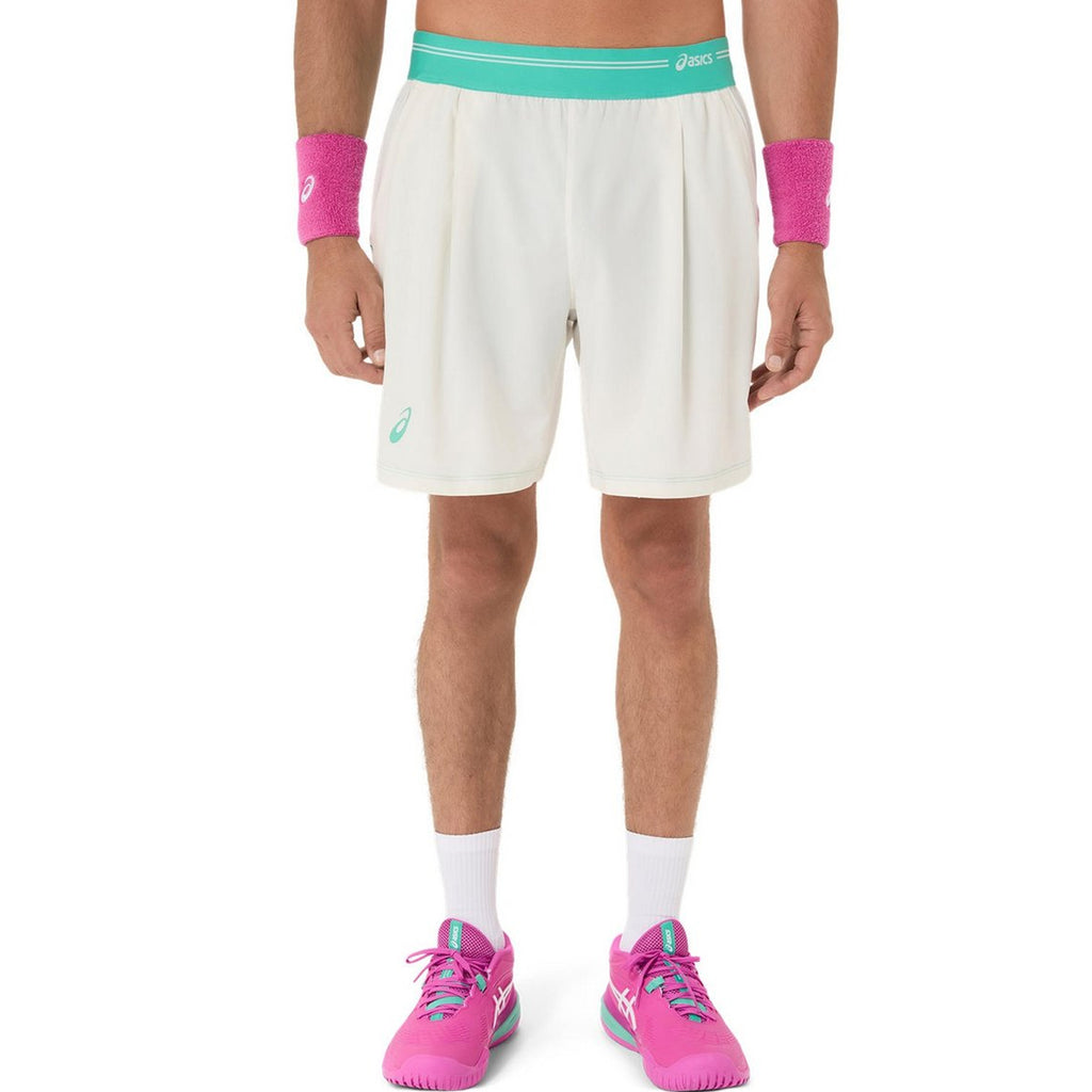 Asics Shorts Game 7IN - Cream / Saba Blue