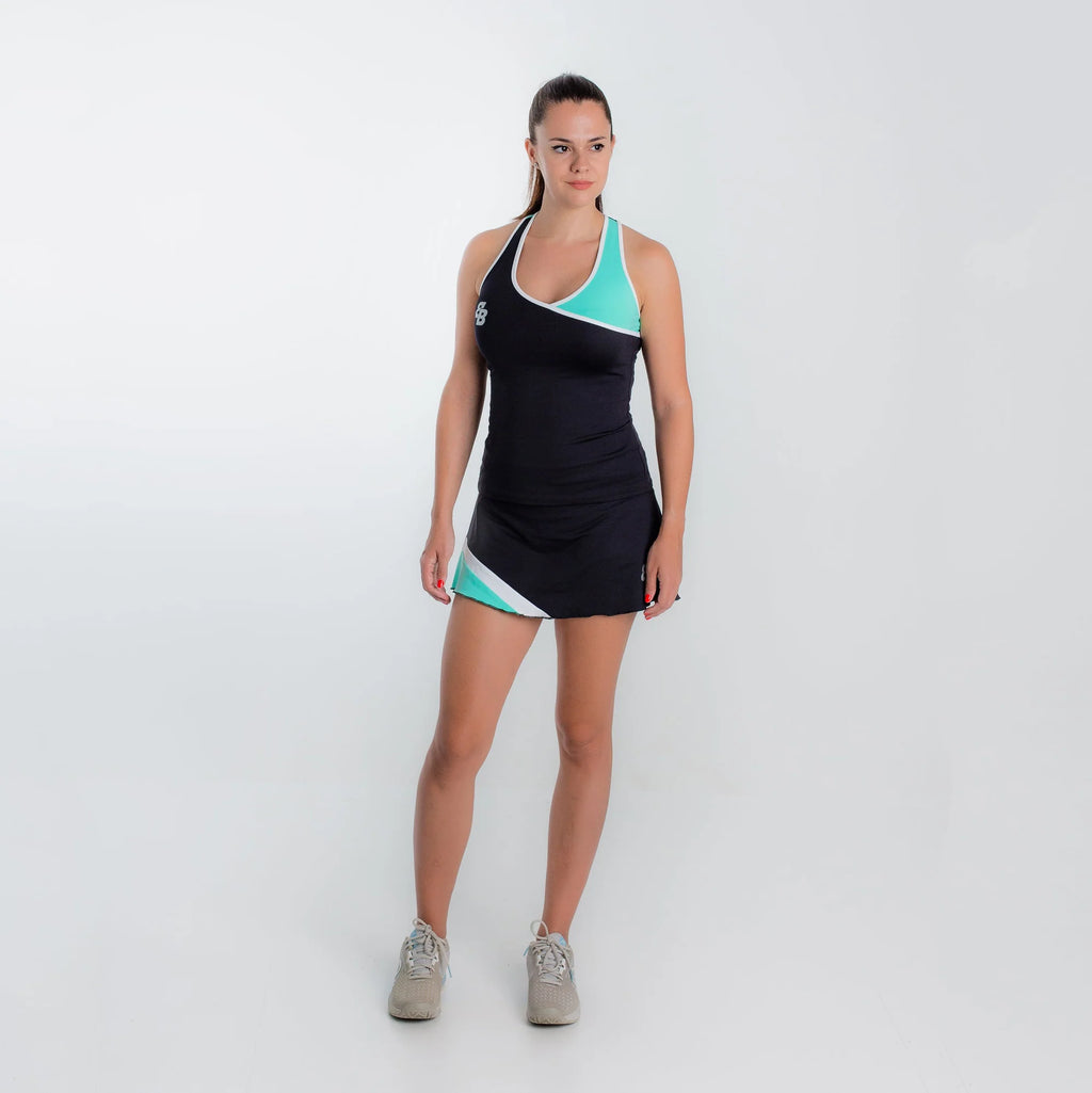 Belen Berbel T-shirt Cuba - Black/Green