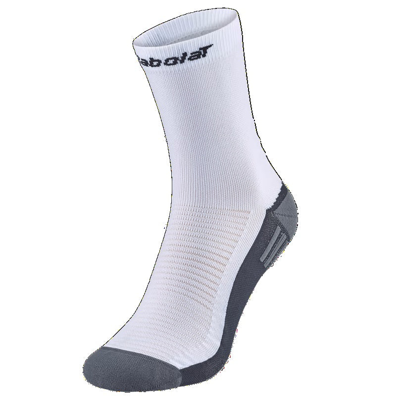 Babolat Padel Socks Mid Calf - White/Black