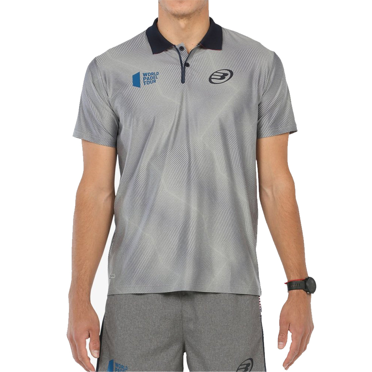 Bullpadel Polo T-Shirt WPT Repro - Gray