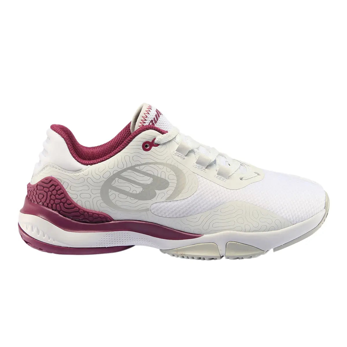 Bullpadel Shoes Flow Hybrid 22I - White/Violet