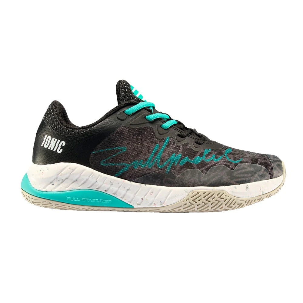 Bullpadel Shoes Ionic 24VI - Black / Turquoise