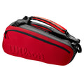 Wilson Padel Bag Super Tour 6PK Clash V2.0 - Red/Black