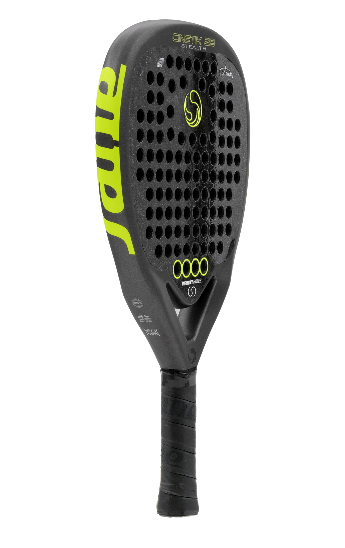 Sane Cinetik 28 Stealth by Javi Ruiz - Padel Racket