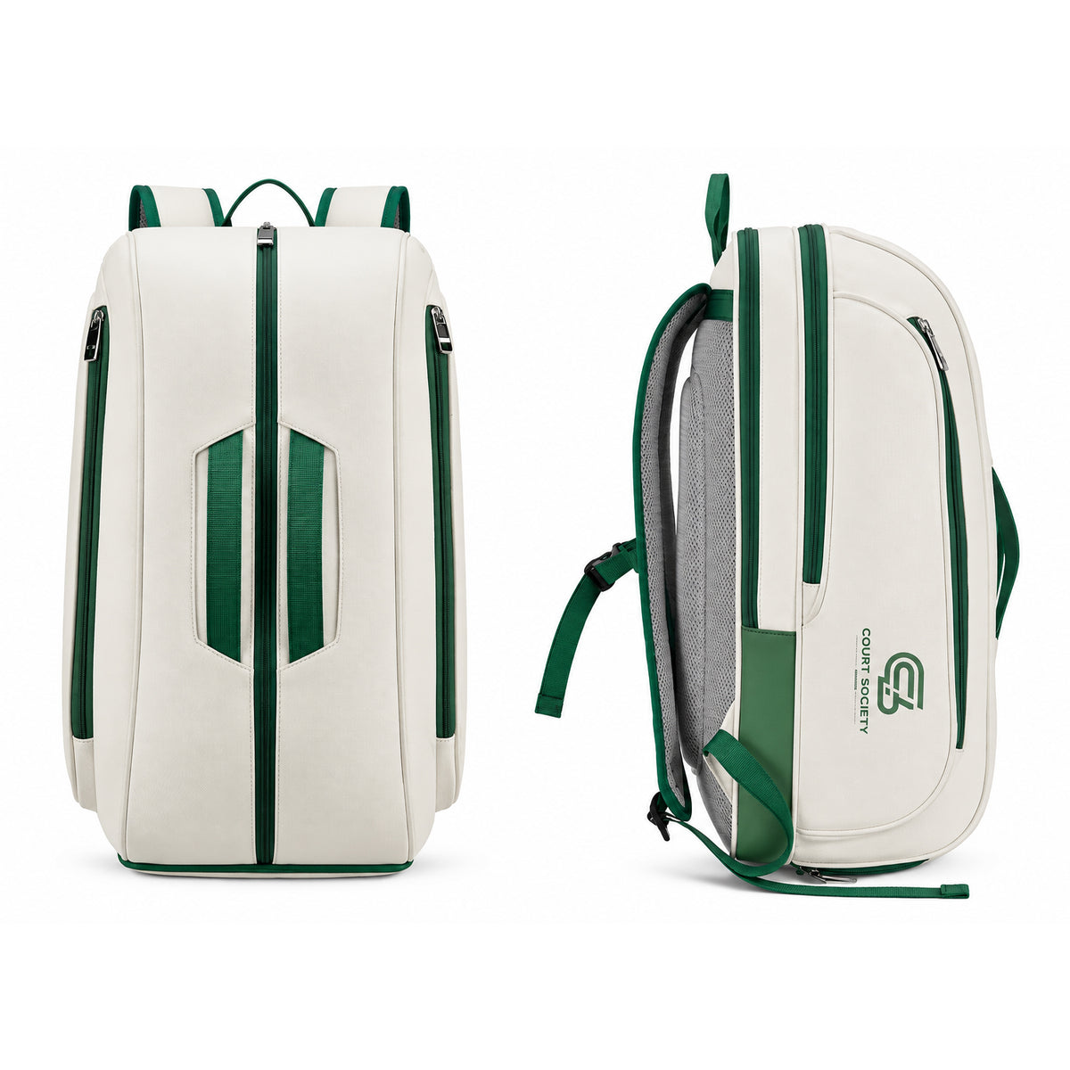Court Society Padel Bag Voyager II - Green/Ivory