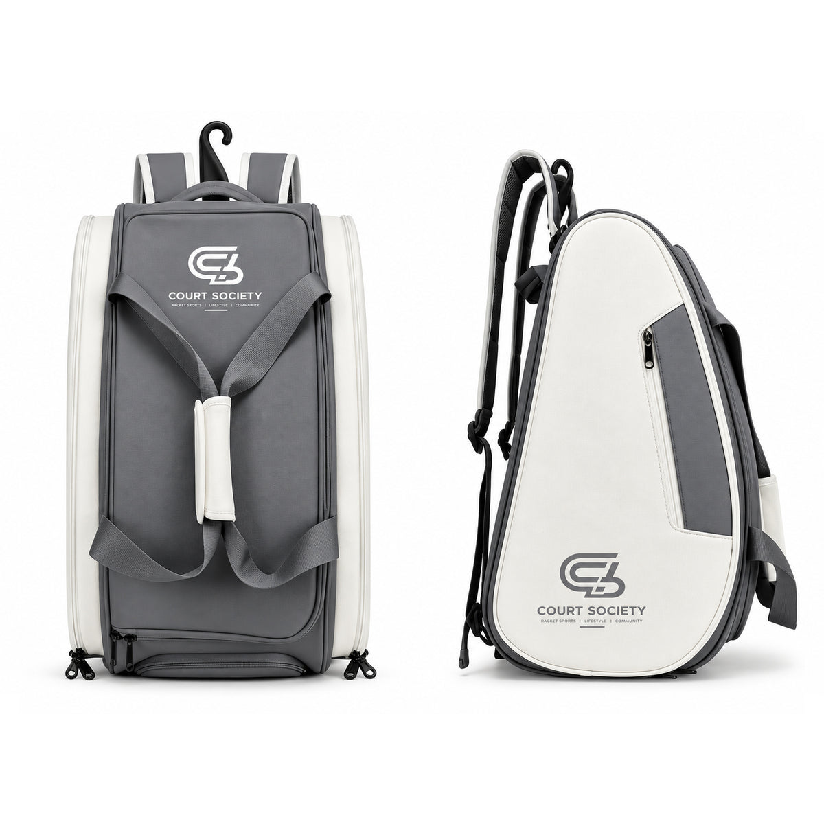 Court Society Padel Bag Voyager Weekender- Beige/Grey