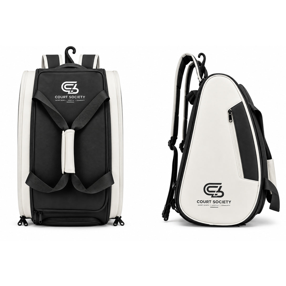 Court Society Padel Bag Voyager Weekender - Grey/Black