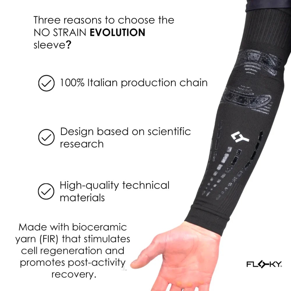 Floky Arm Sleeve No Strain Evolution - Black