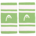 Head Wristband 5 - Celery Green / White