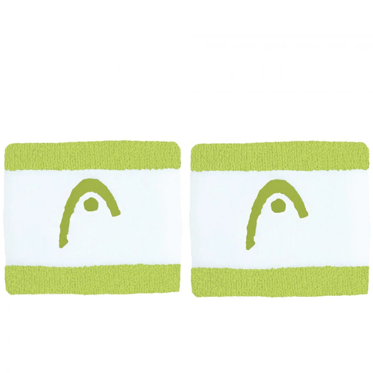 Head Wristband 2.5 - Light Lime / White