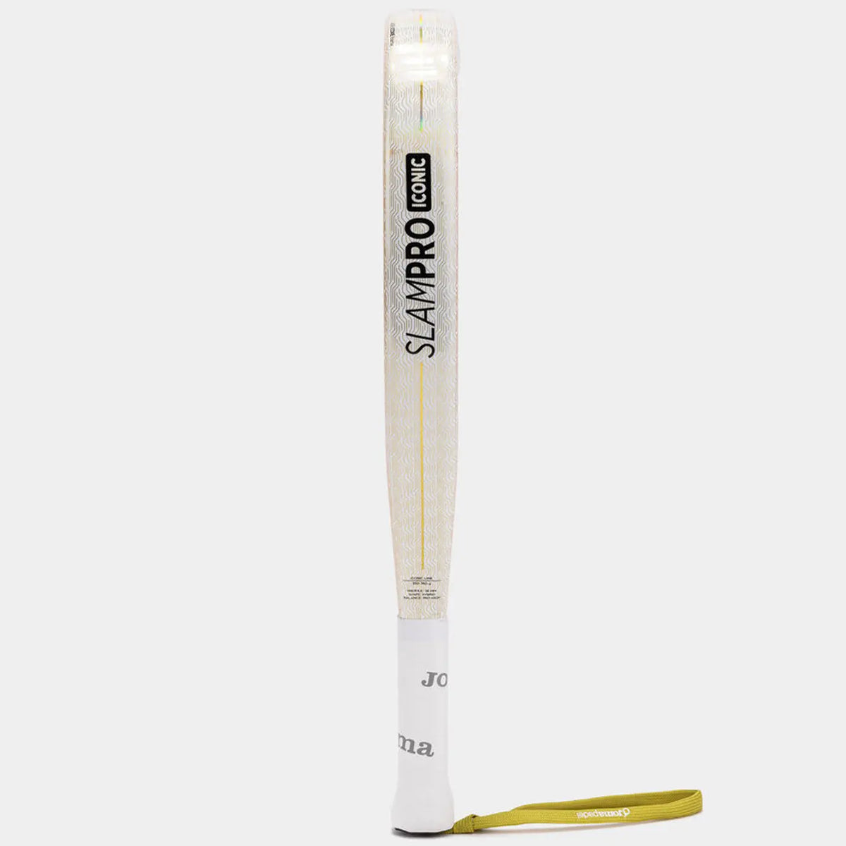 Joma Slam Pro Iconic 2026 - White/Gold - Padel Racket