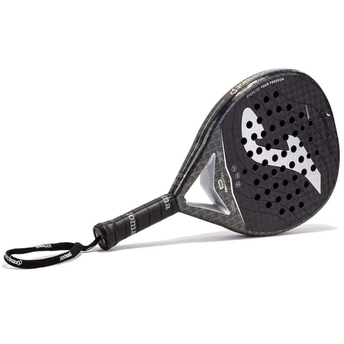 Joma Valkiria Pro HRD 2026 - Black/Grey - Padel Racket