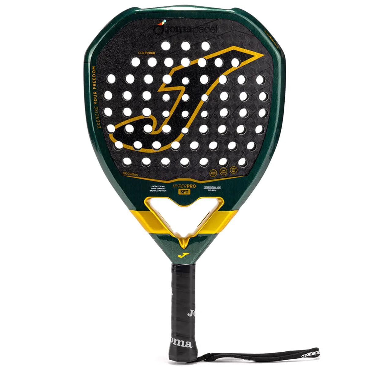 Joma Hyper Pro SFT 2026 - Green/Black - Padel Racket