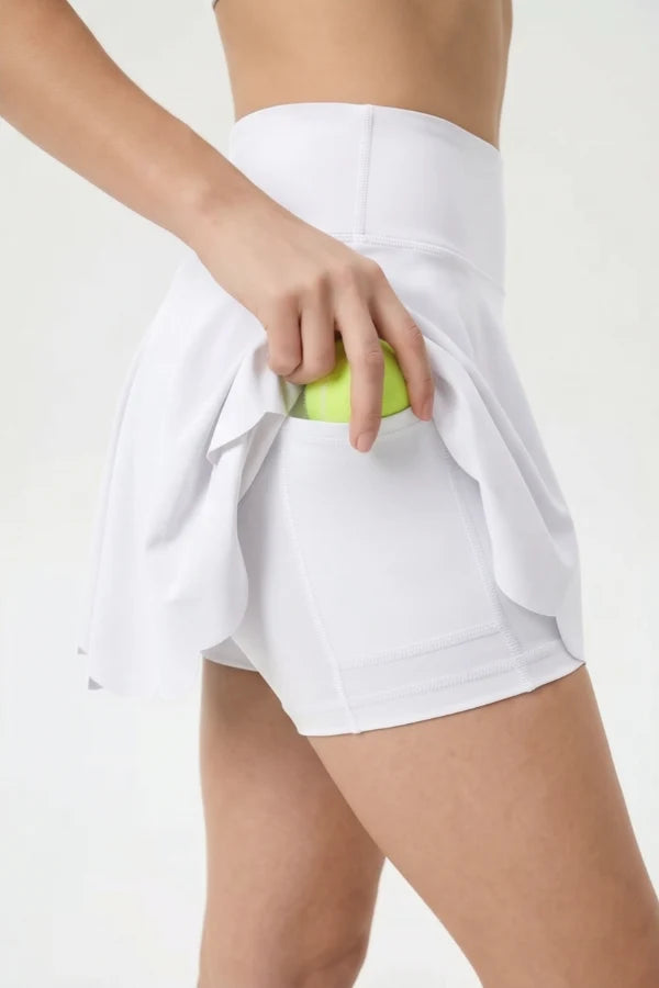 SVL Lea Skirt - White