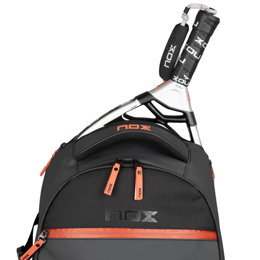 Nox Luxury Open Series Backpack - Black/Red