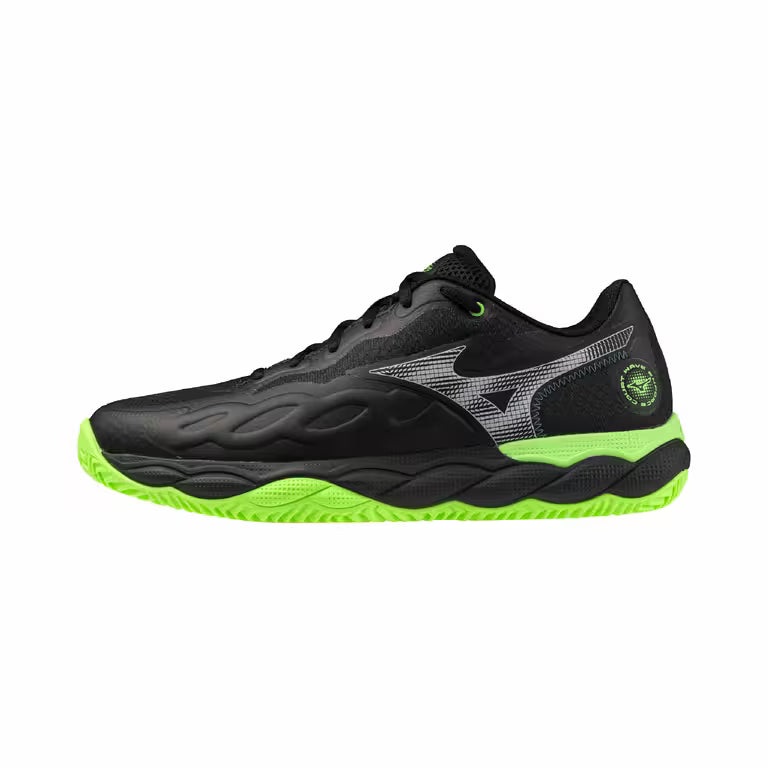 Mizuno Shoes Wave Enforce Court Padel - Black / Green