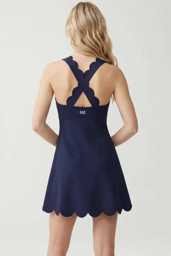 SVL Monica Dress - Navy