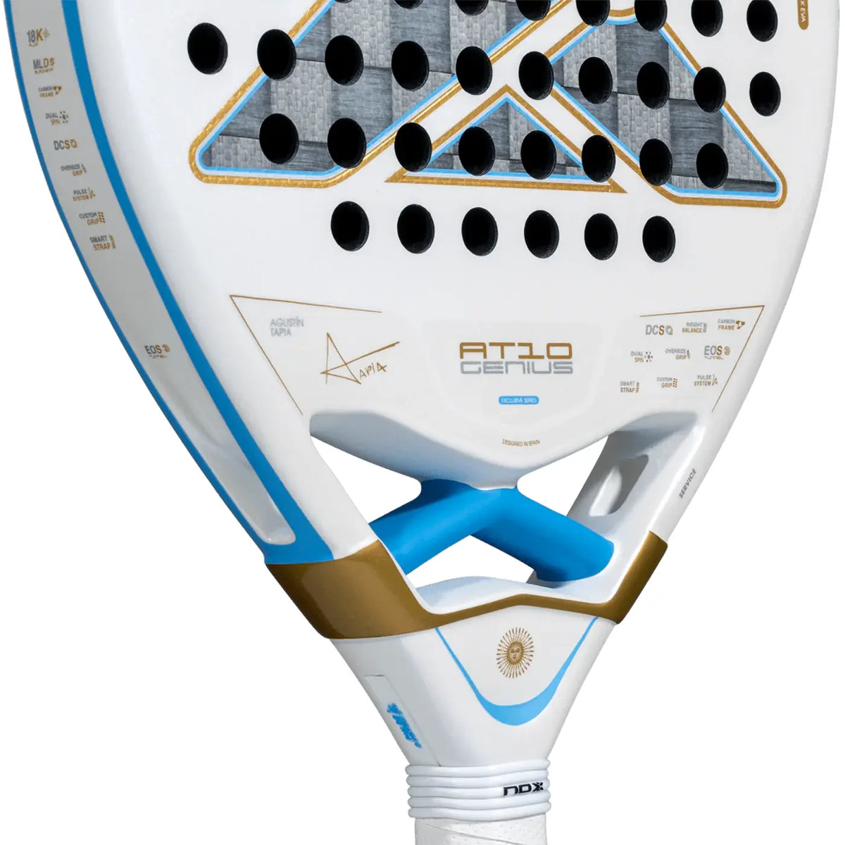 Nox AT10 Genius 18K Alum Argentina by Agustin Tapia - Padel Racket