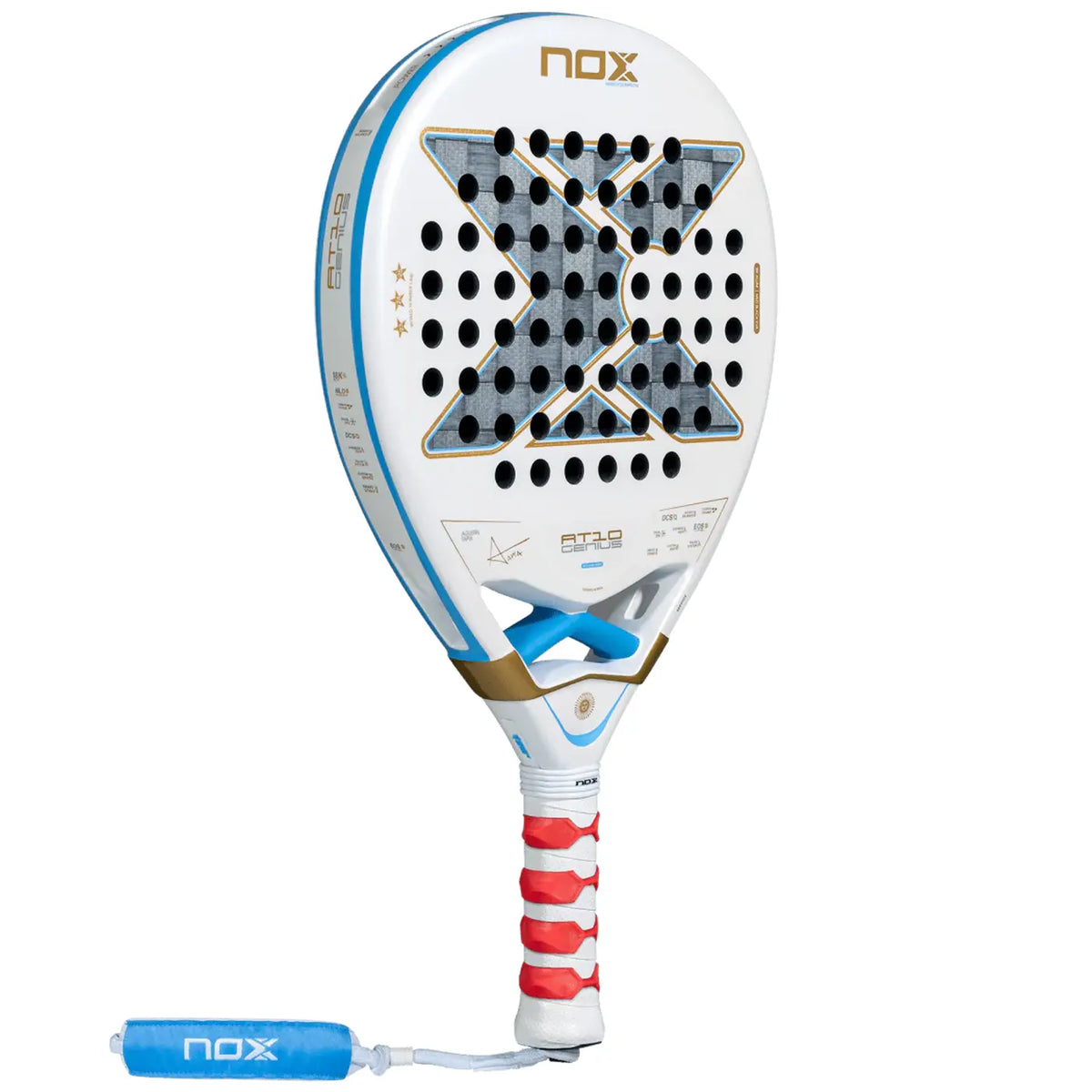 Nox AT10 Genius 18K Alum Argentina by Agustin Tapia - Padel Racket