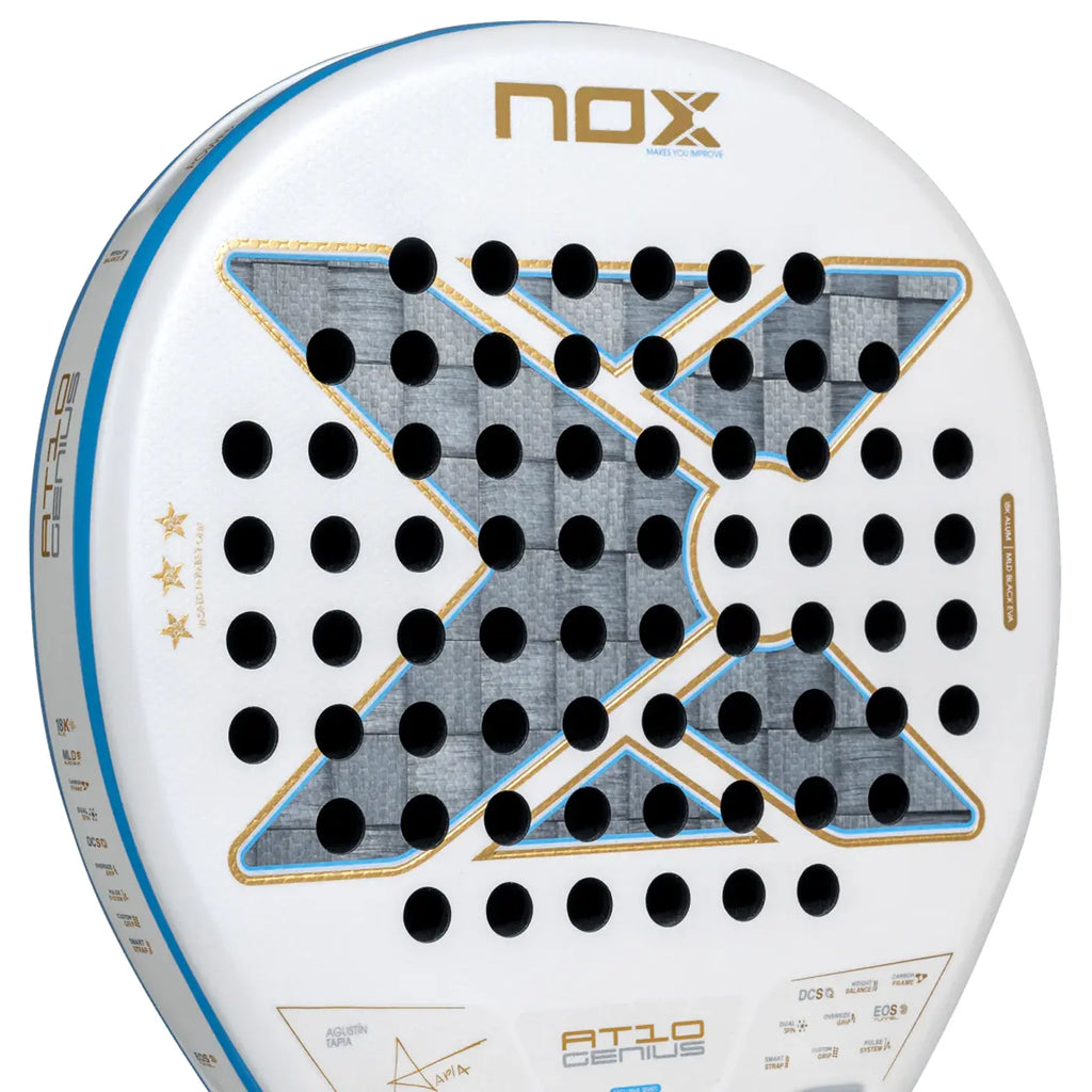 Nox AT10 Genius 18K Alum Argentina by Agustin Tapia - Padel Racket