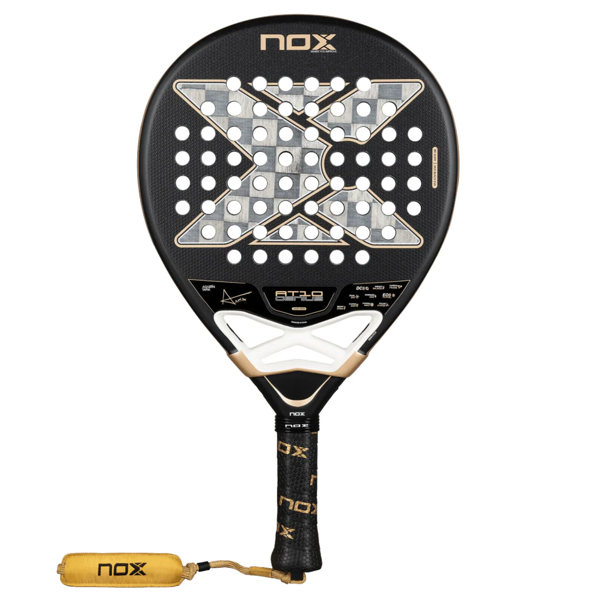 Nox AT10 Luxury Genius 18K Alum 2026 by Agustin Tapia - Padel Racket