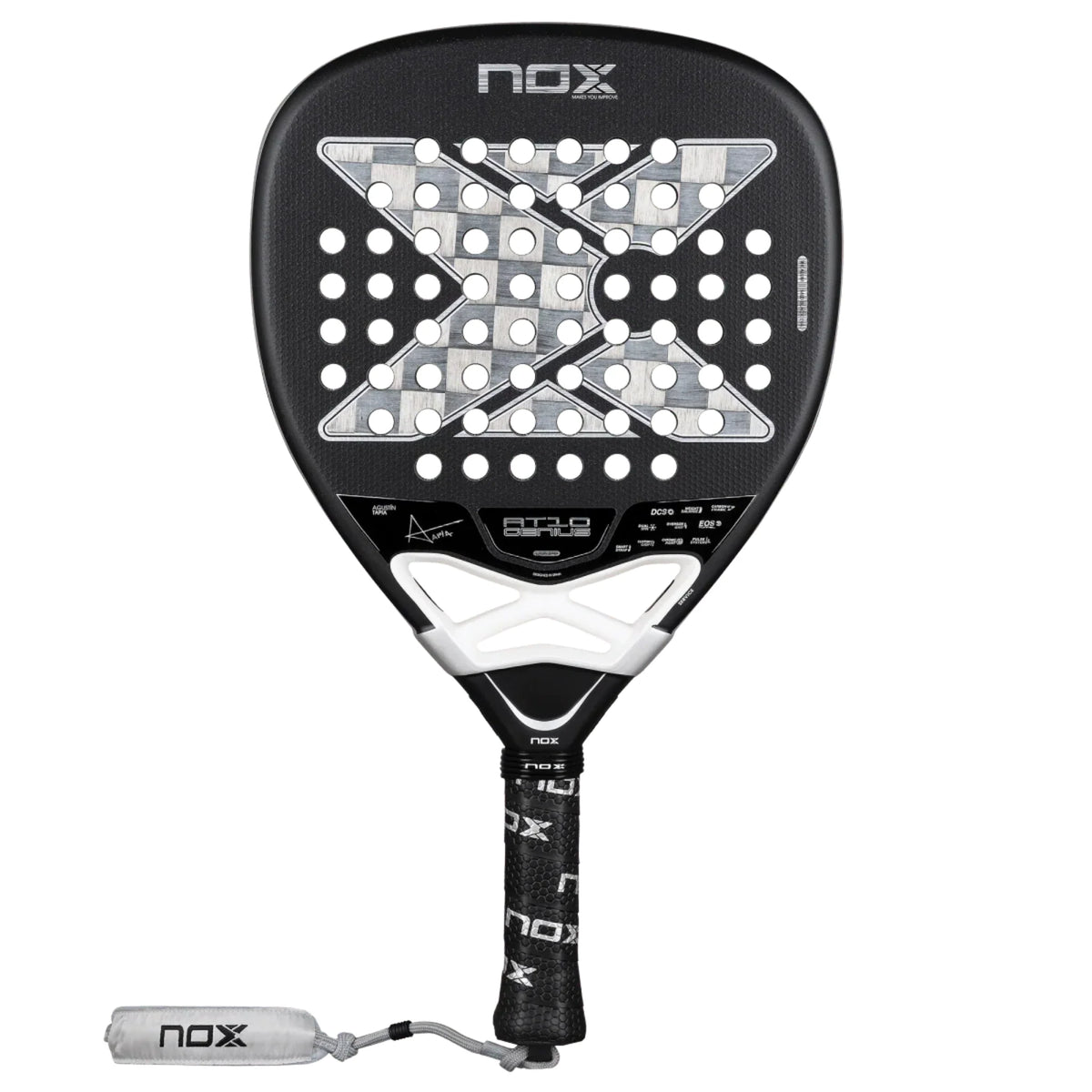Nox AT10 Luxury Genius Attack 18K Alum 2026 by Agustin Tapia - Padel Racket