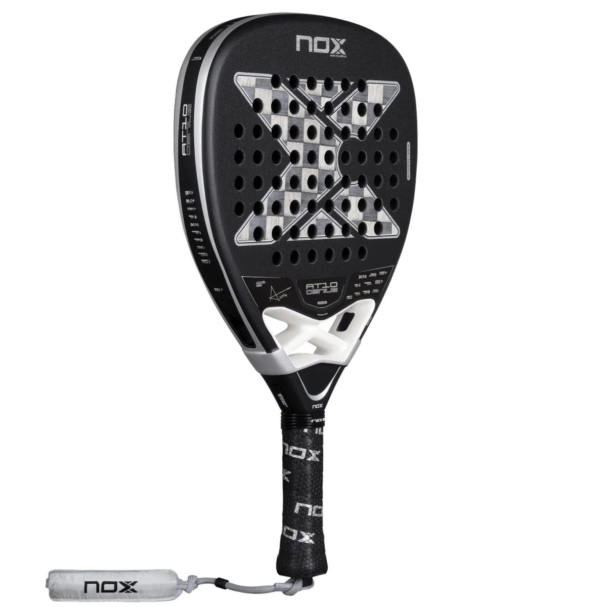 Nox AT10 Luxury Genius Attack 18K Alum 2026 by Agustin Tapia - Padel Racket