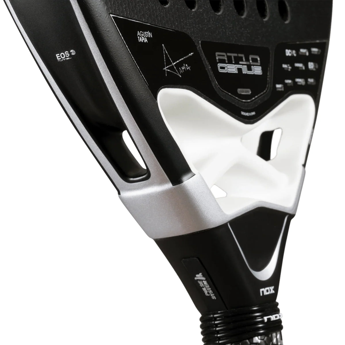 Nox AT10 Luxury Genius Attack 18K Alum 2026 by Agustin Tapia - Padel Racket