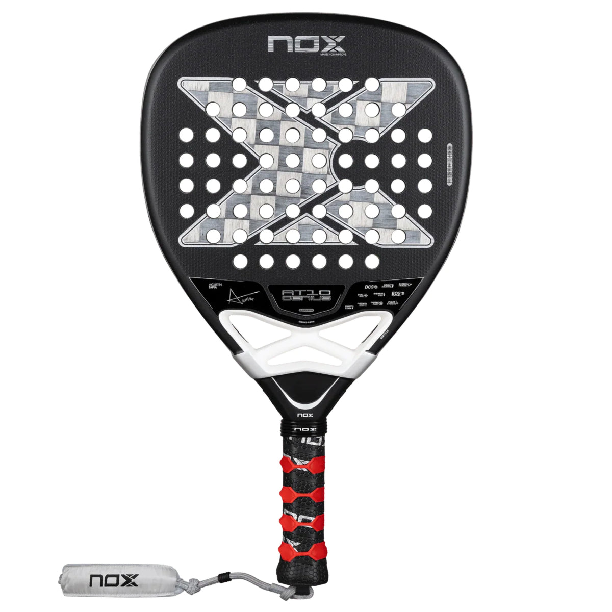 Nox AT10 Luxury Genius Attack 18K Alum 2026 by Agustin Tapia - Padel Racket