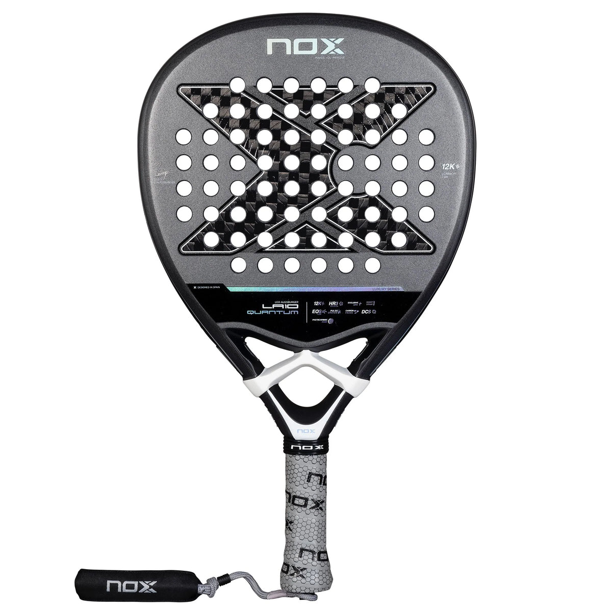 Nox LA10 Quantum 12k By Leo Augsburger 25 - Padel Racket