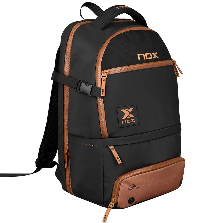 Nox Luxury Open Series Backpack - Black/Brown