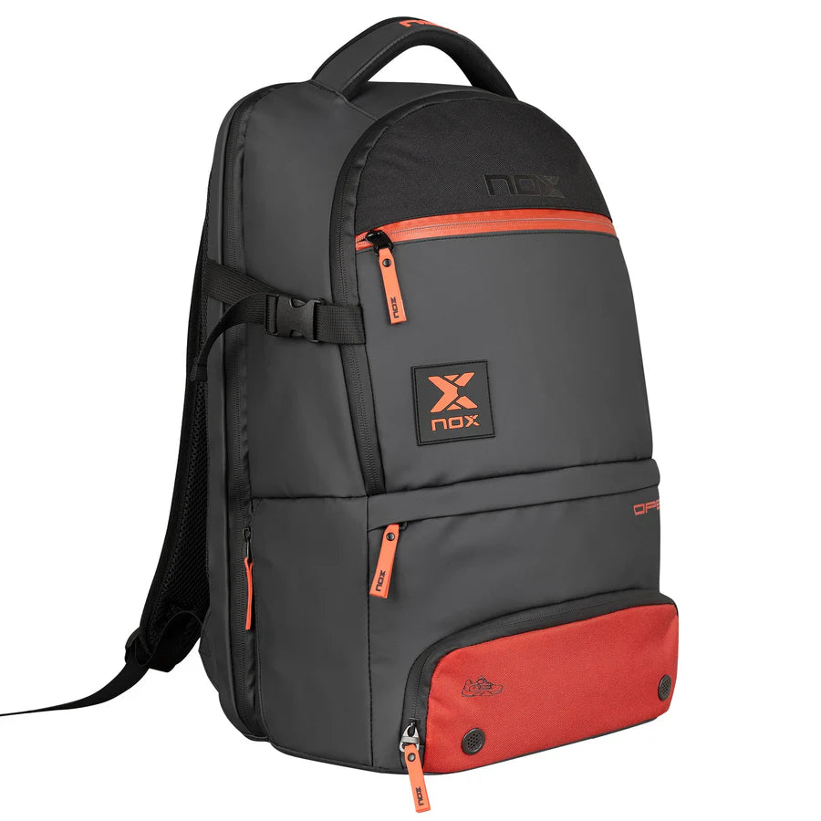 Nox Luxury Open Series Backpack - Black/Red