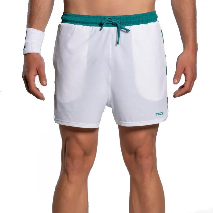 Nox Men's Pro Short - White/Ivy Green