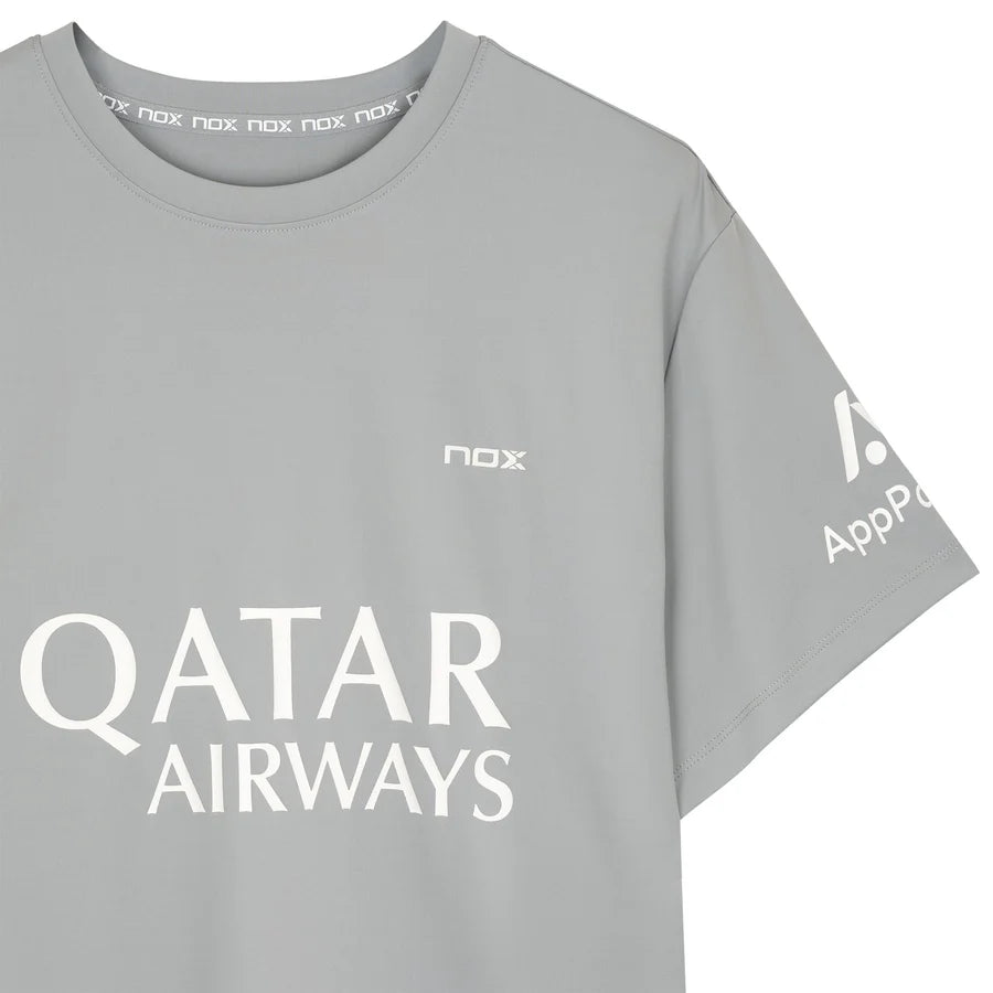 Nox T-Shirt AT10 Sponsors - Grey