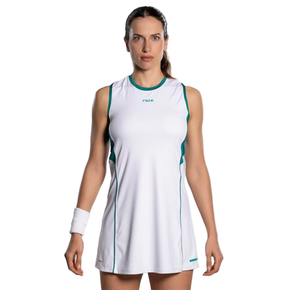 Nox Women's Pro Dress - White/Ivy Green