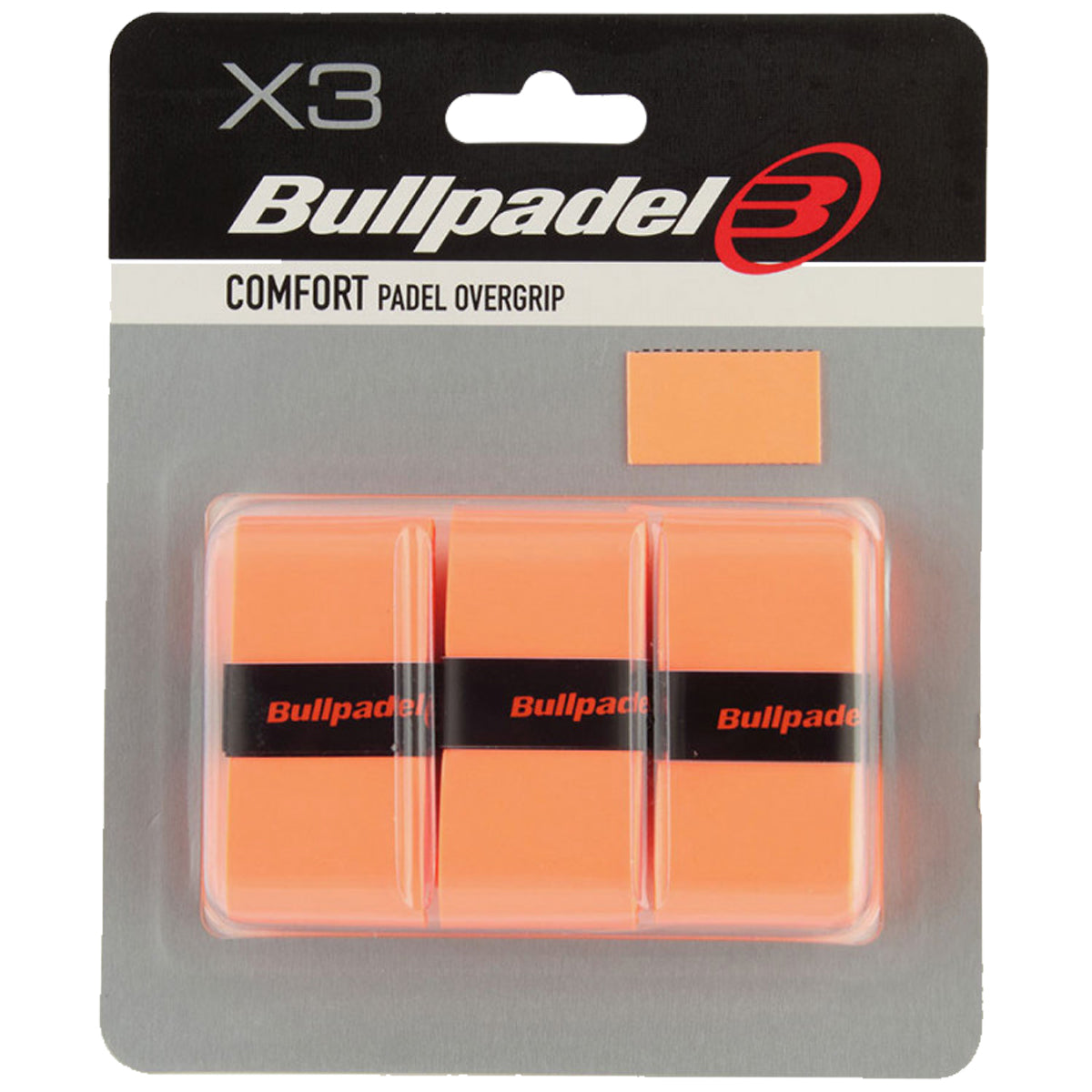 Bullpadel Overgrip Comfort X3 - Orange