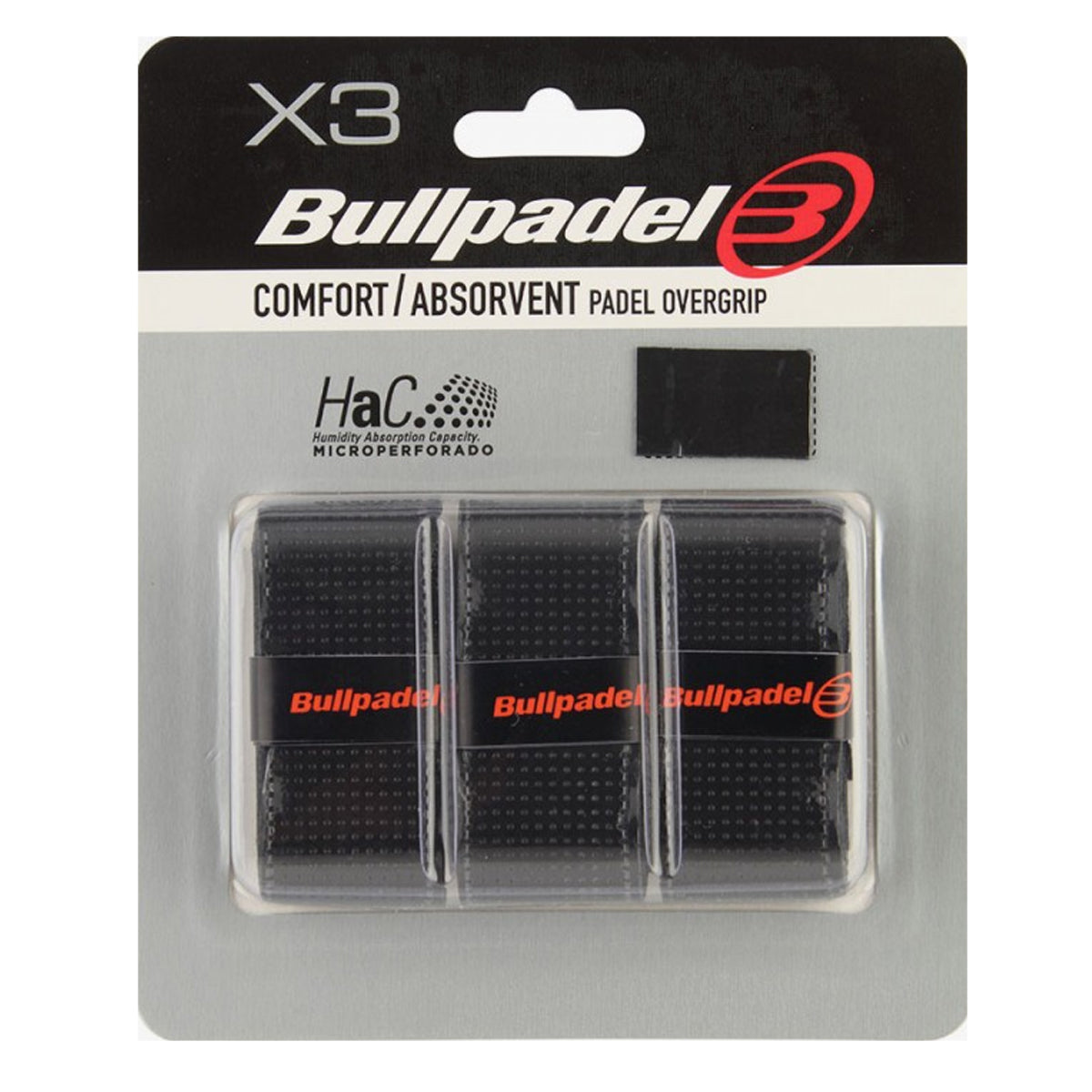 Bullpadel Overgrip X3 - Black