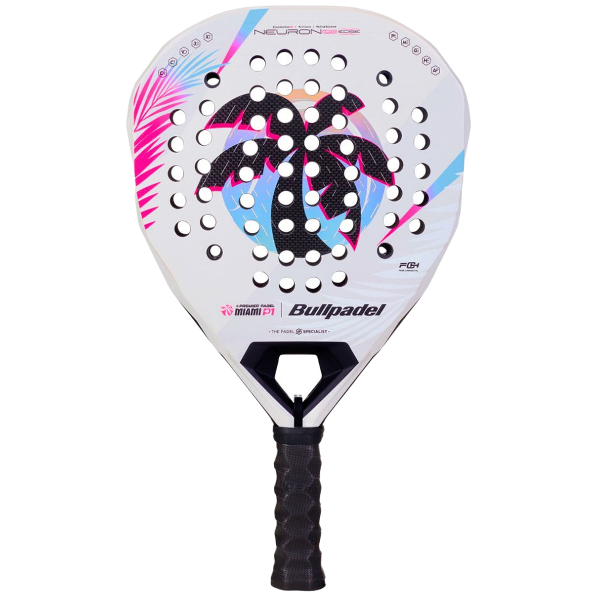BULLPADEL NEURON 02 EDGE MIAMI 26 WHITE