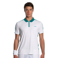 Nox Men's Pro Polo Shirt - White/Ivy Green