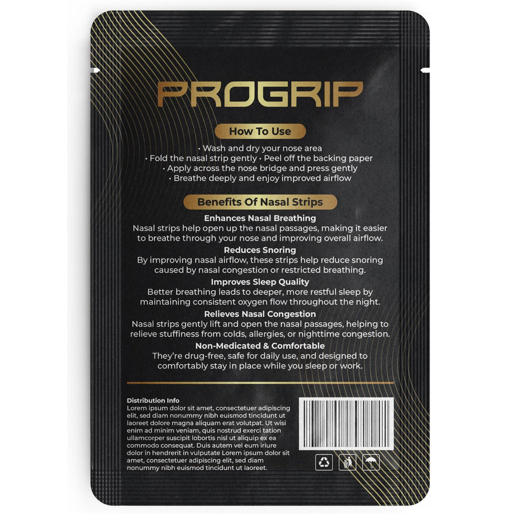 ProGrip Nasal Strips - Transparent